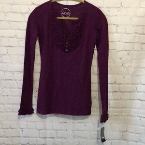 NWT INC long sleeve Top. Sz S